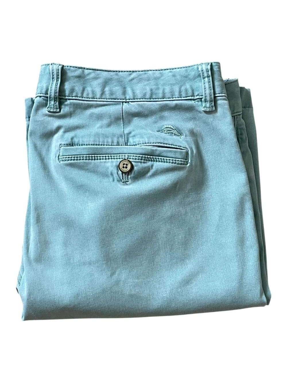Tommy Bahama Boracay Green Chino Shorts Mens 34x10 Cotton